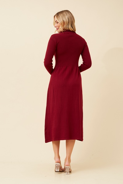 DUSTINE BABYDOLL KNIT DRESS