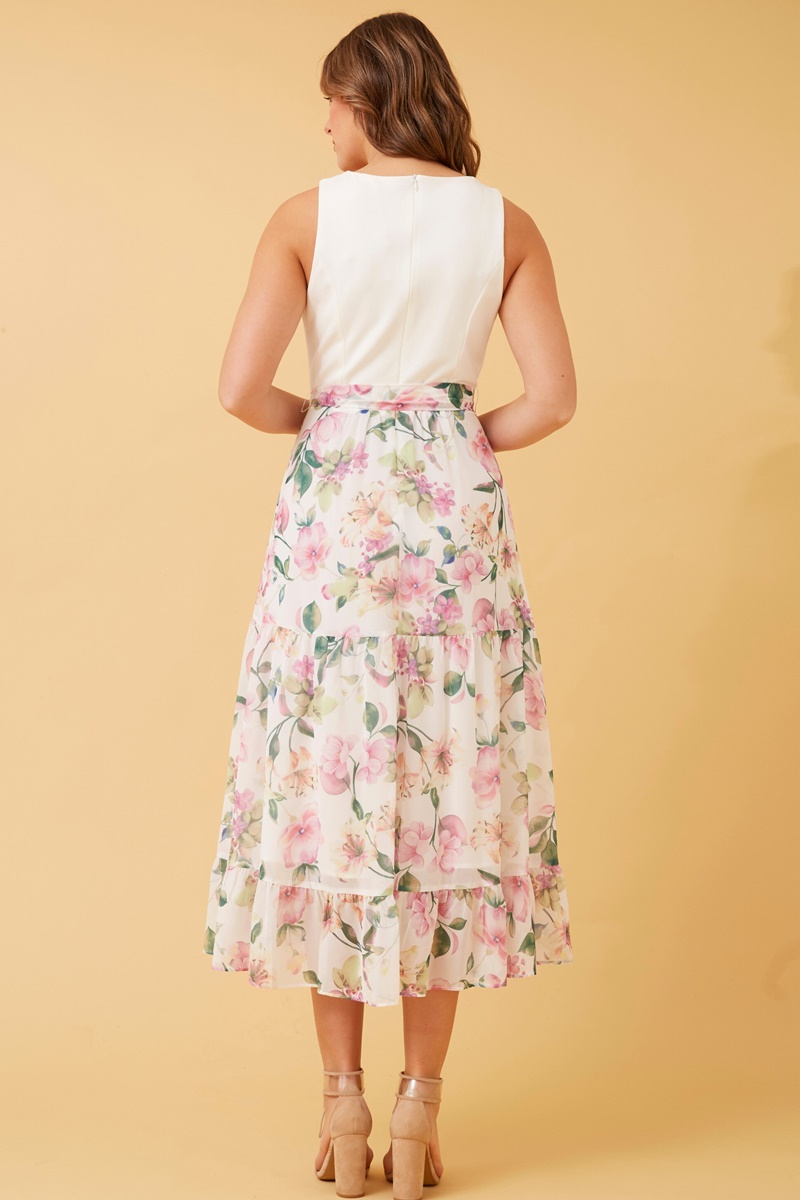 Eadie floral midi dress & Buy Online & Femme Connection