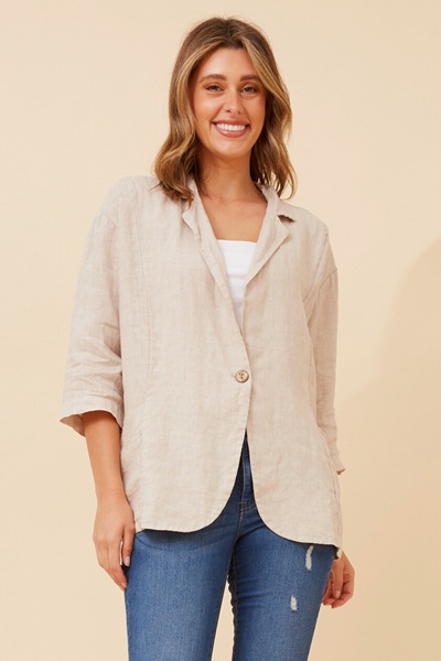 EDERA LINEN BLAZER