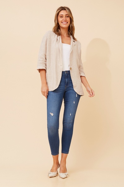 EDERA LINEN BLAZER