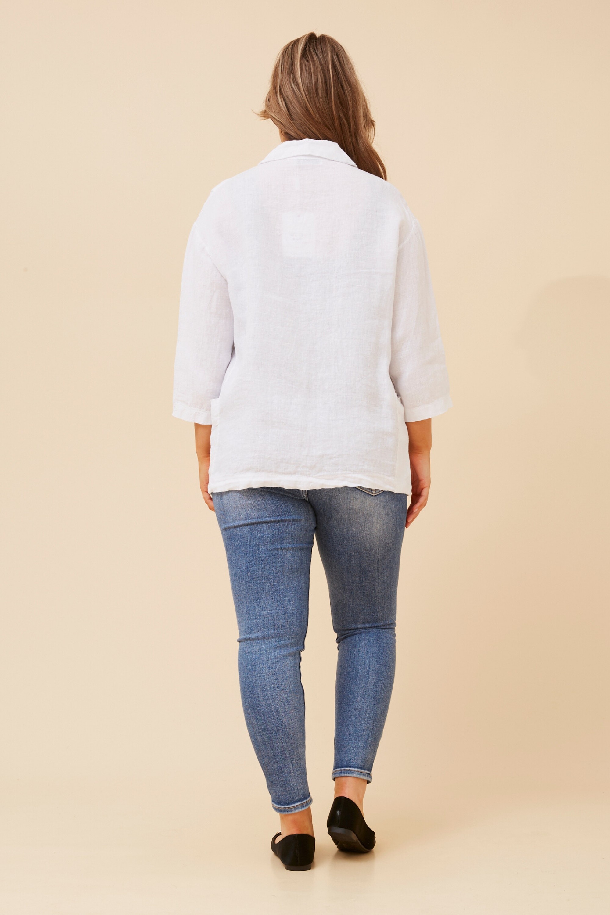 EDERA LINEN BLAZER