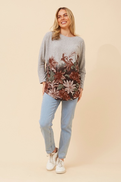 EDMUND FLORAL PRINT TOP