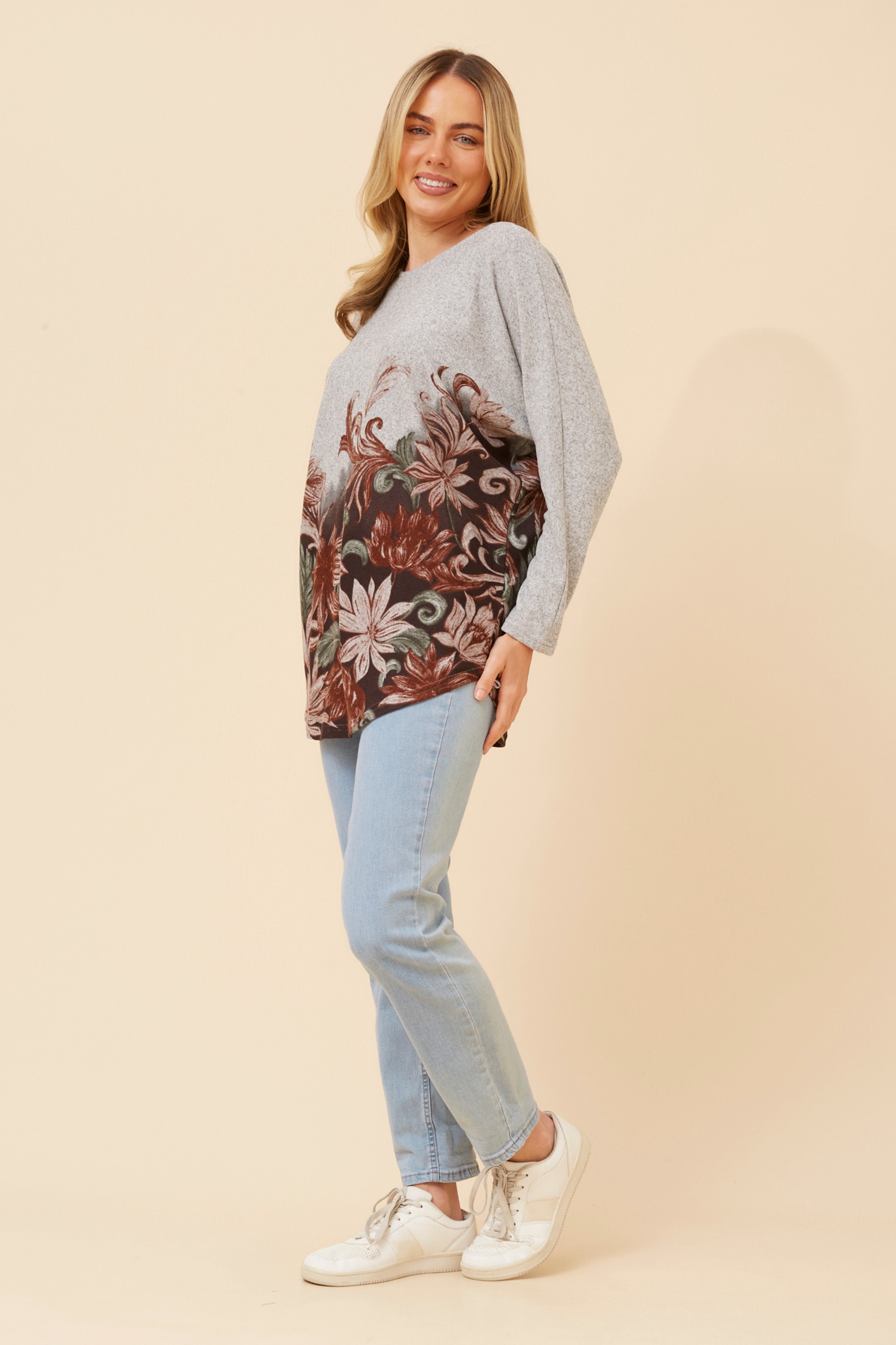EDMUND FLORAL PRINT TOP