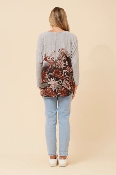 EDMUND FLORAL PRINT TOP