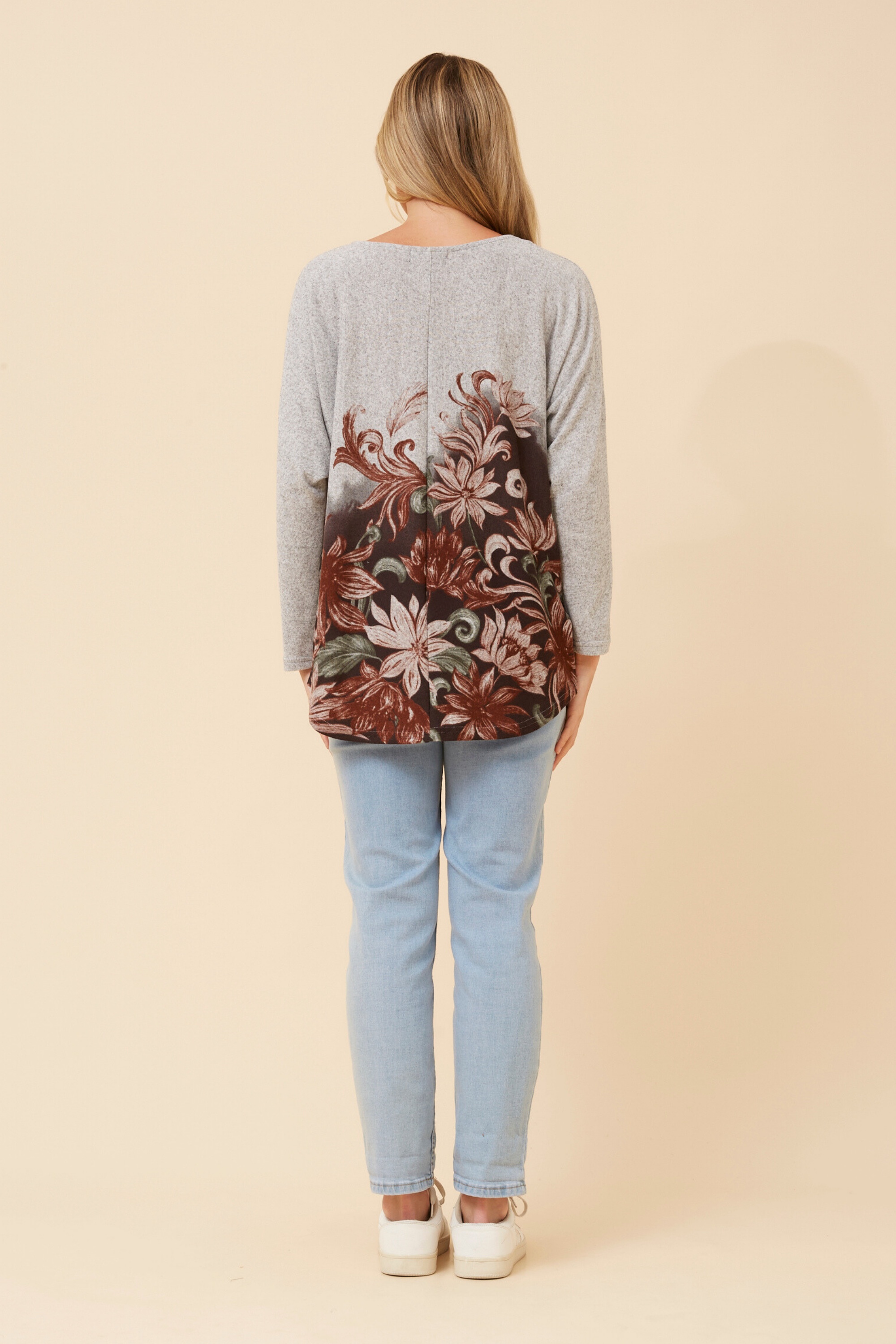 EDMUND FLORAL PRINT TOP