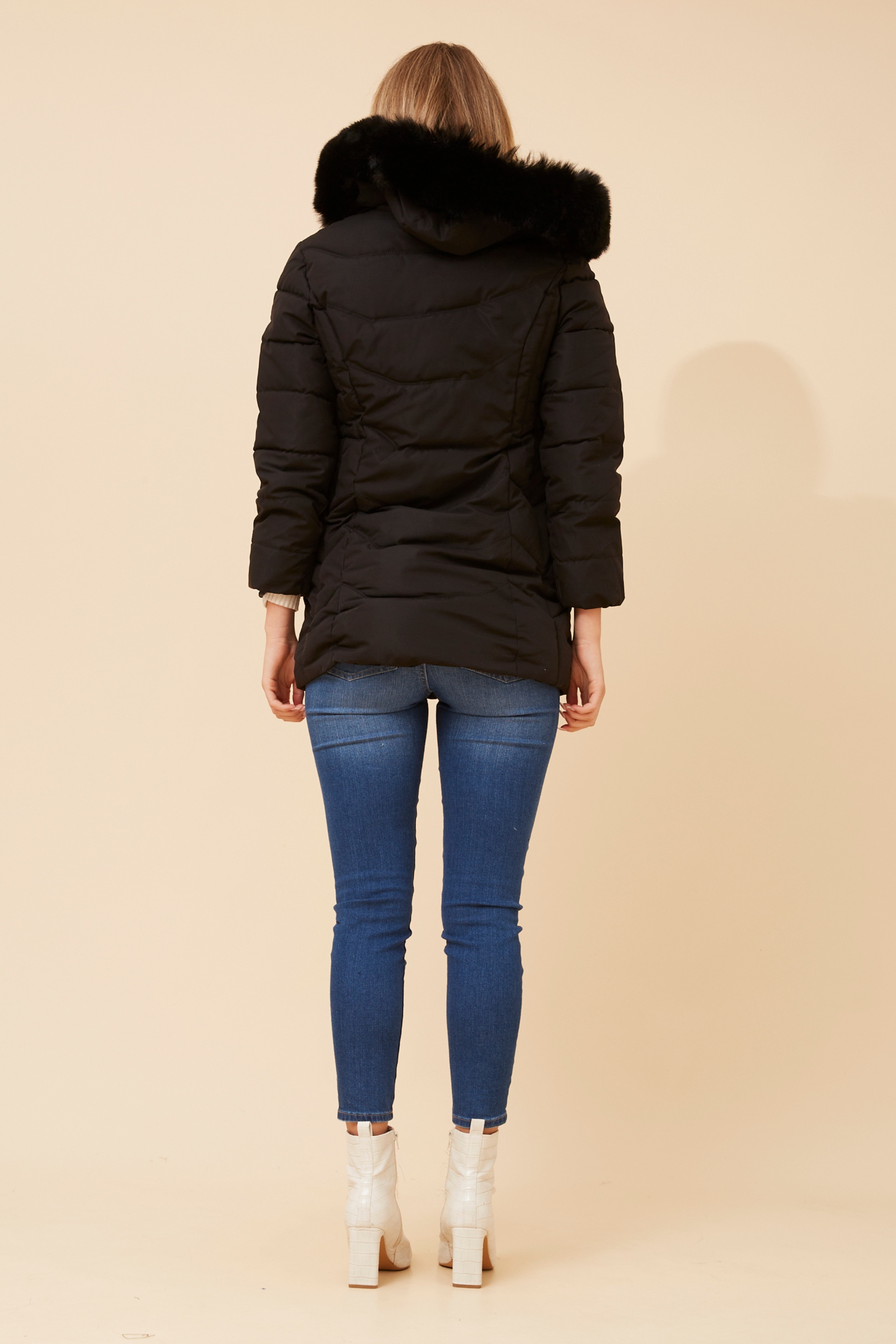 ELAINE SOLID PUFFER JACKET
