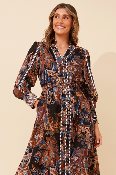 ELANIA FLORAL MIDI DRESS