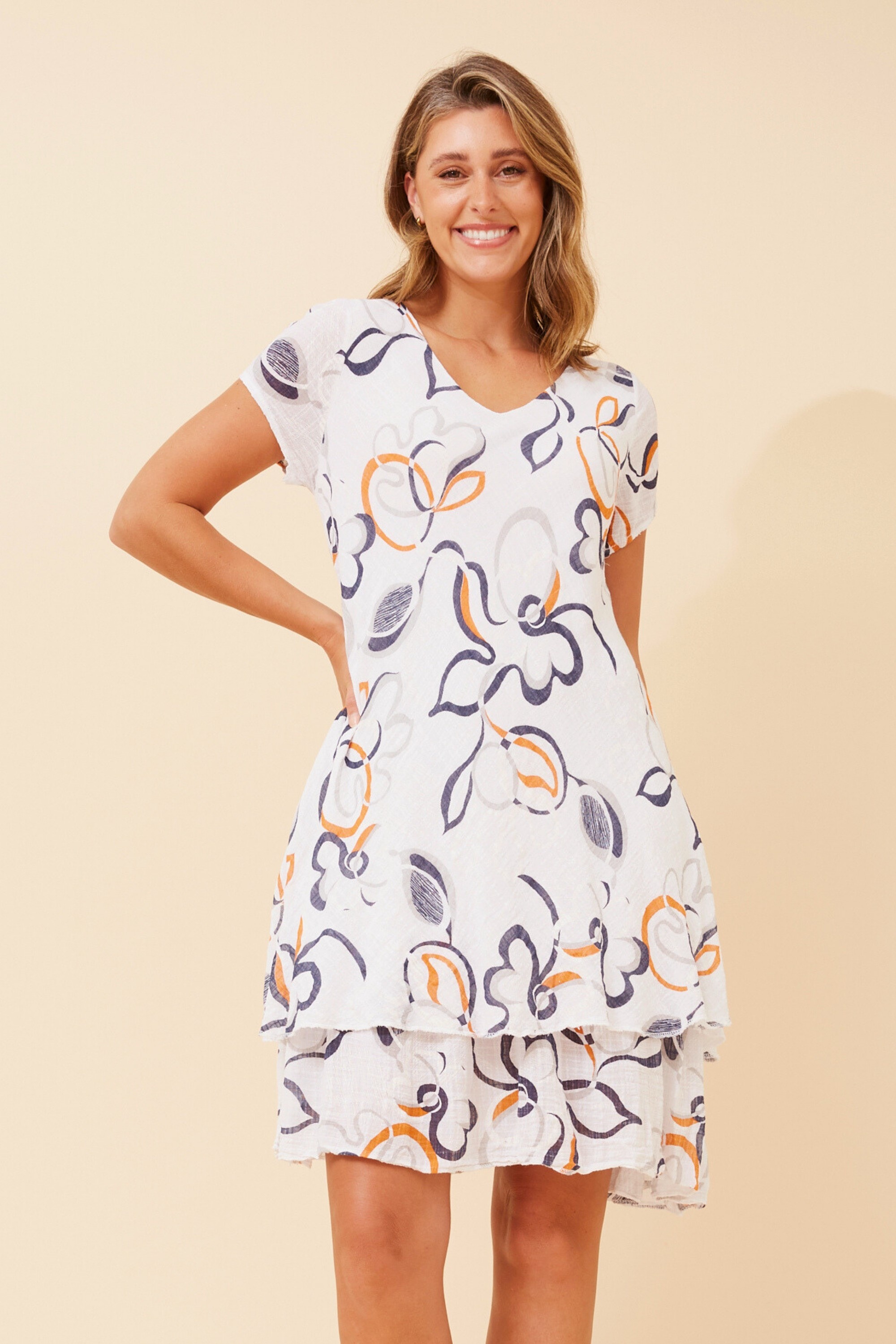ELECTRA DOUBLE LAYER DRESS
