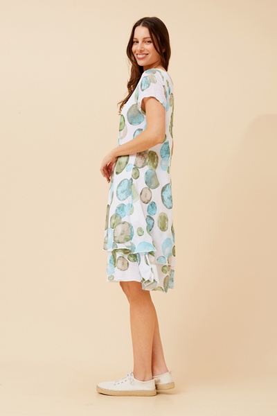 ELECTRA POLKA DOT PRINT DRESS