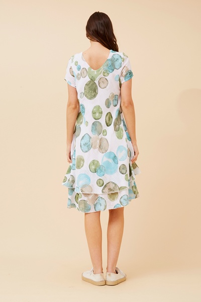 ELECTRA POLKA DOT PRINT DRESS