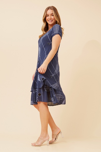 ELECTRA SEALIFE PRINT DRESS