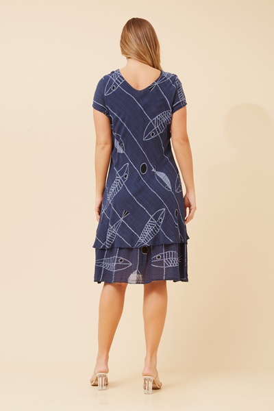 ELECTRA SEALIFE PRINT DRESS