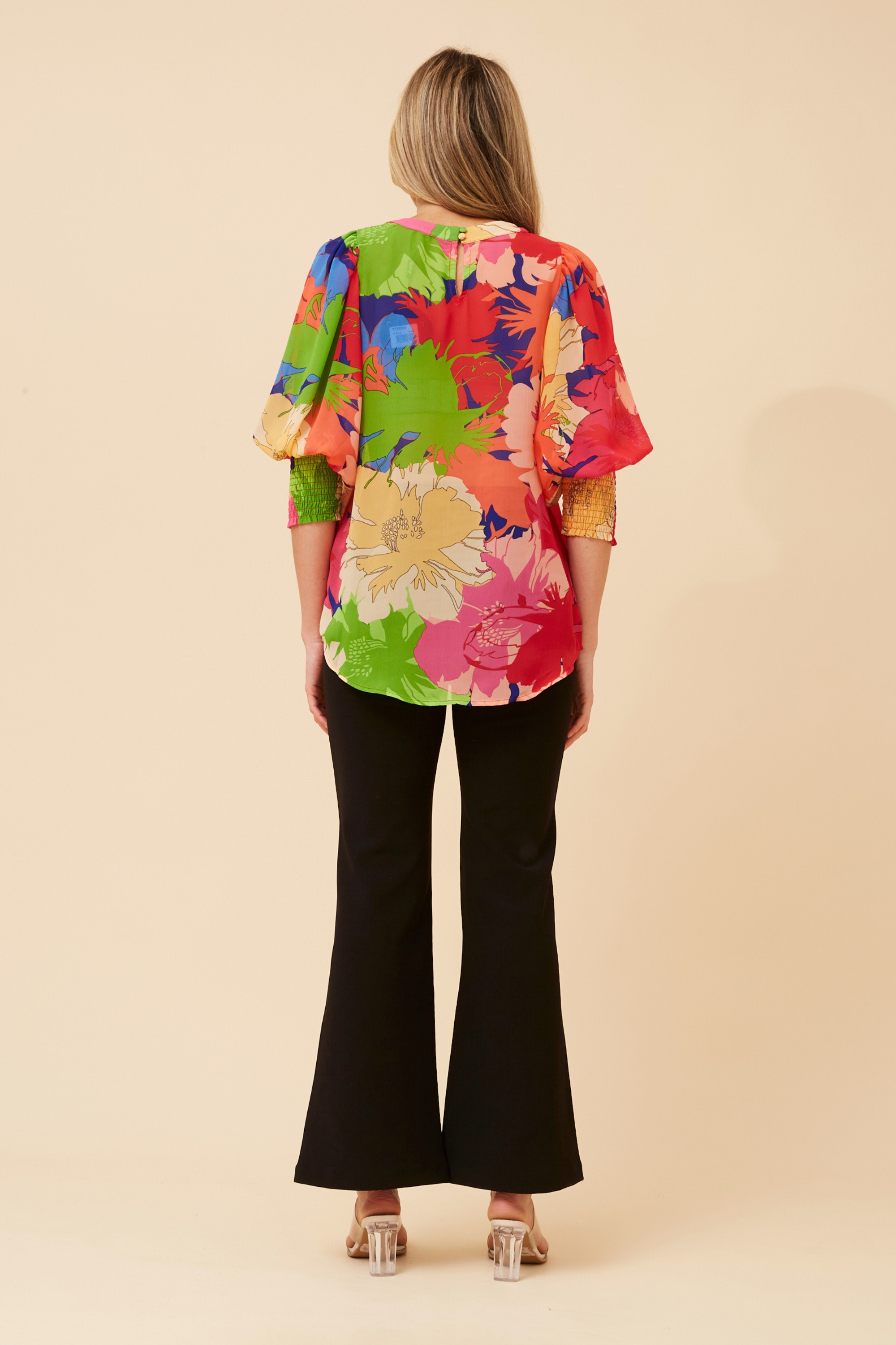 ELEGANT ABSTRACT PRINT TOP