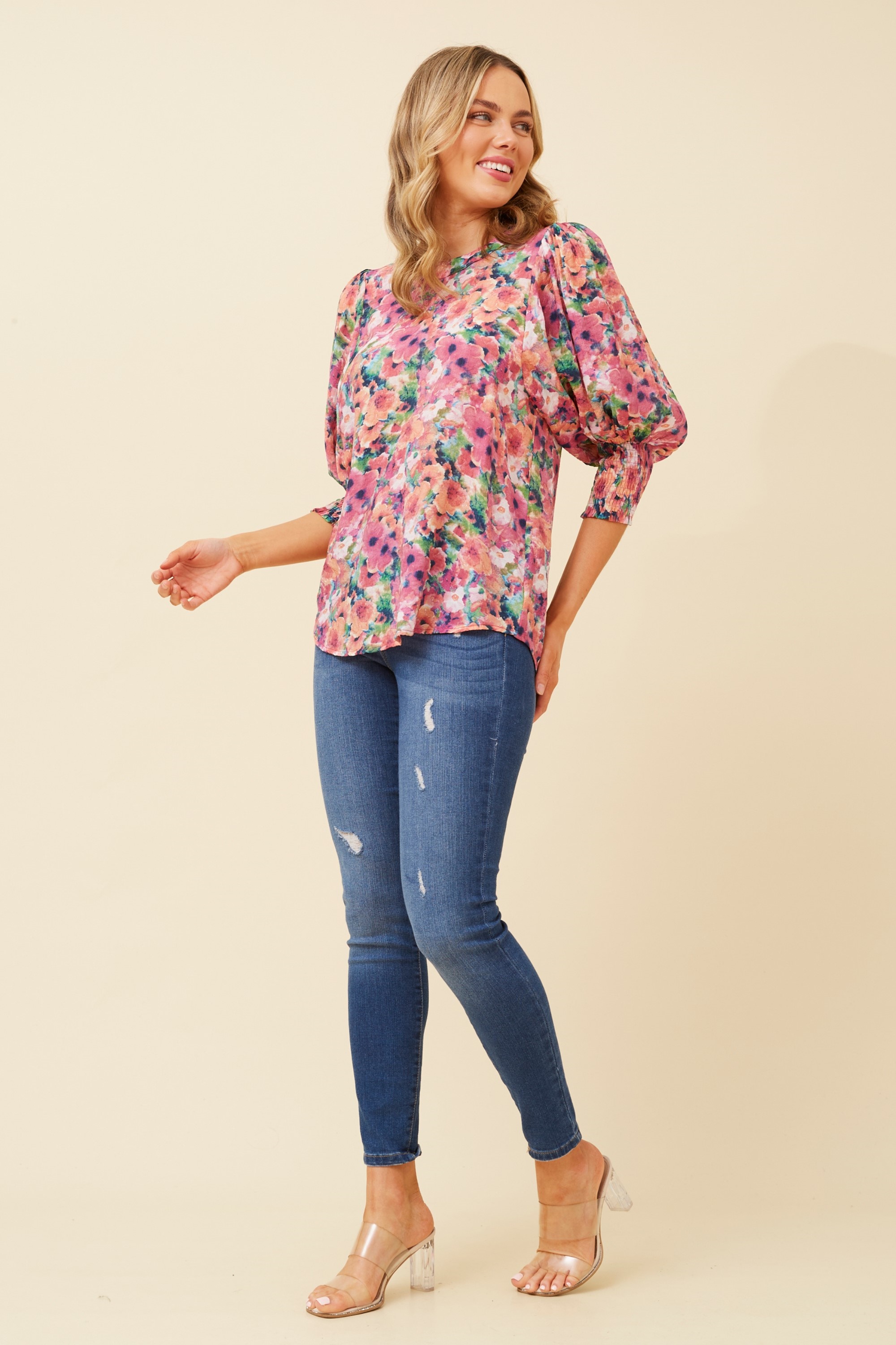 ELEGANT FLORAL BLOUSE