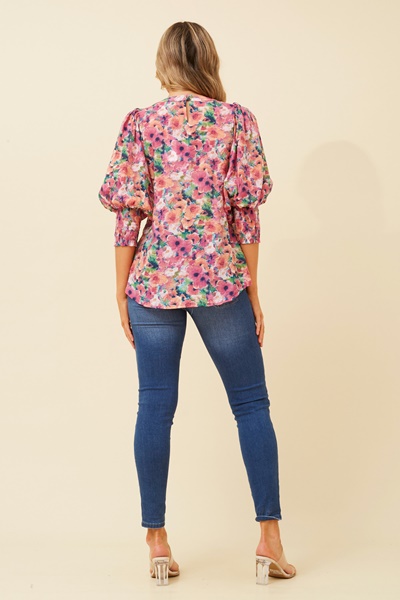 ELEGANT FLORAL BLOUSE