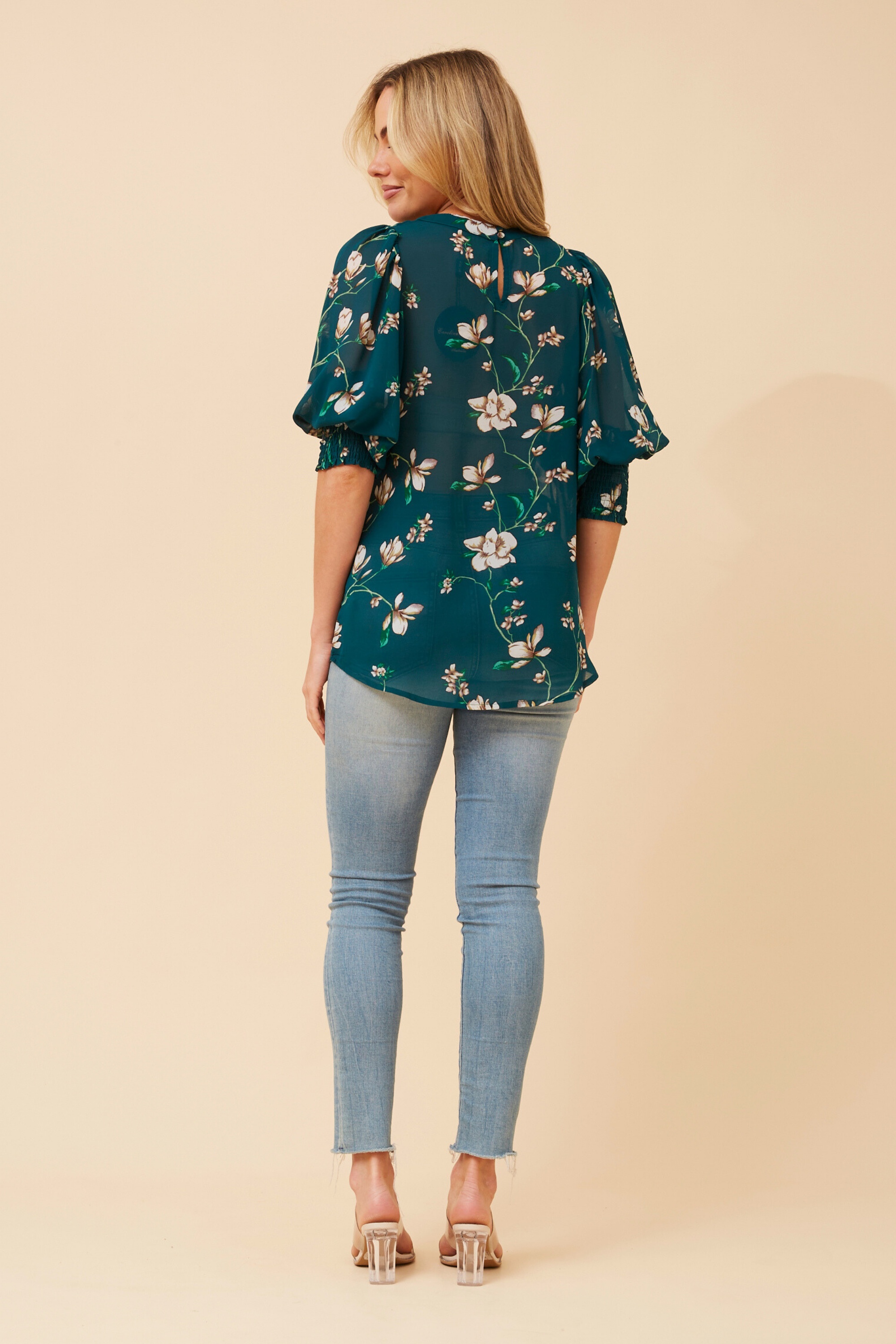 ELEGANT FLORAL PRINT TOP