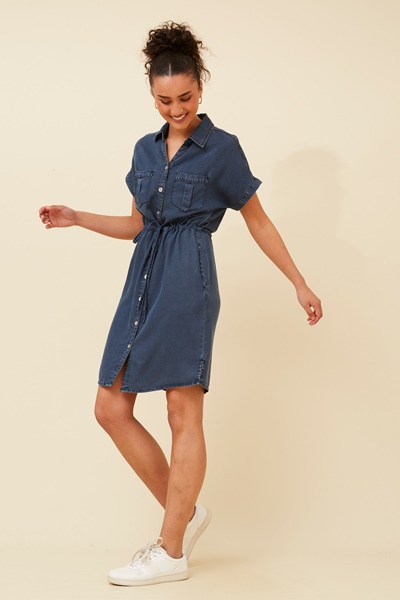 ELGA CASUAL SHIRT DRESS