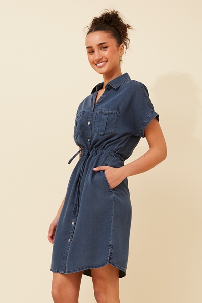 ELGA CASUAL SHIRT DRESS