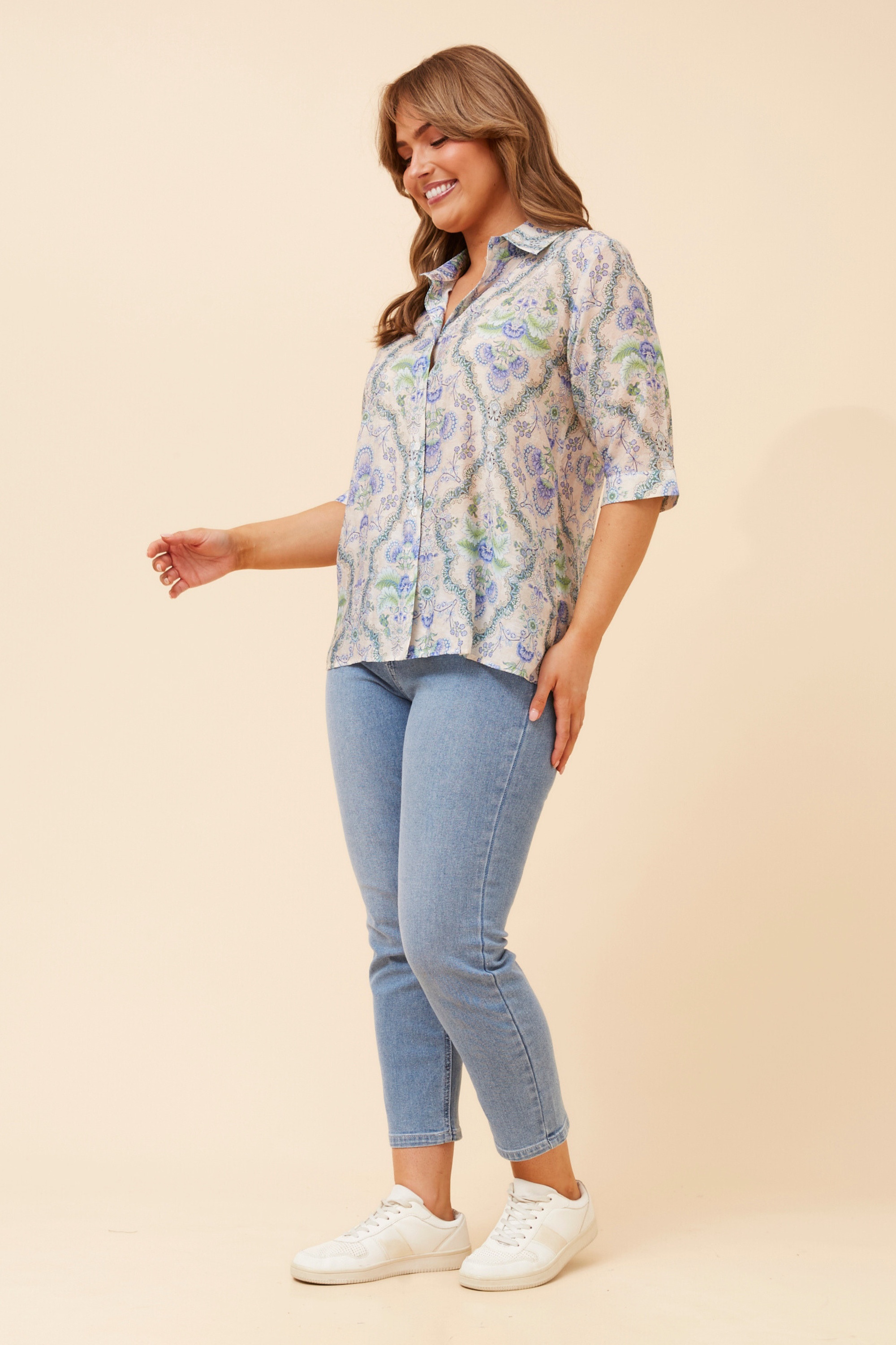 ELI FLORAL PRINT SHIRT