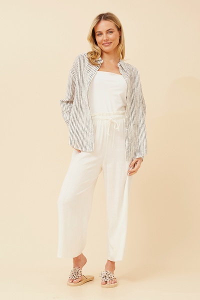 ELINDA STRIPE PRINT SHIRT