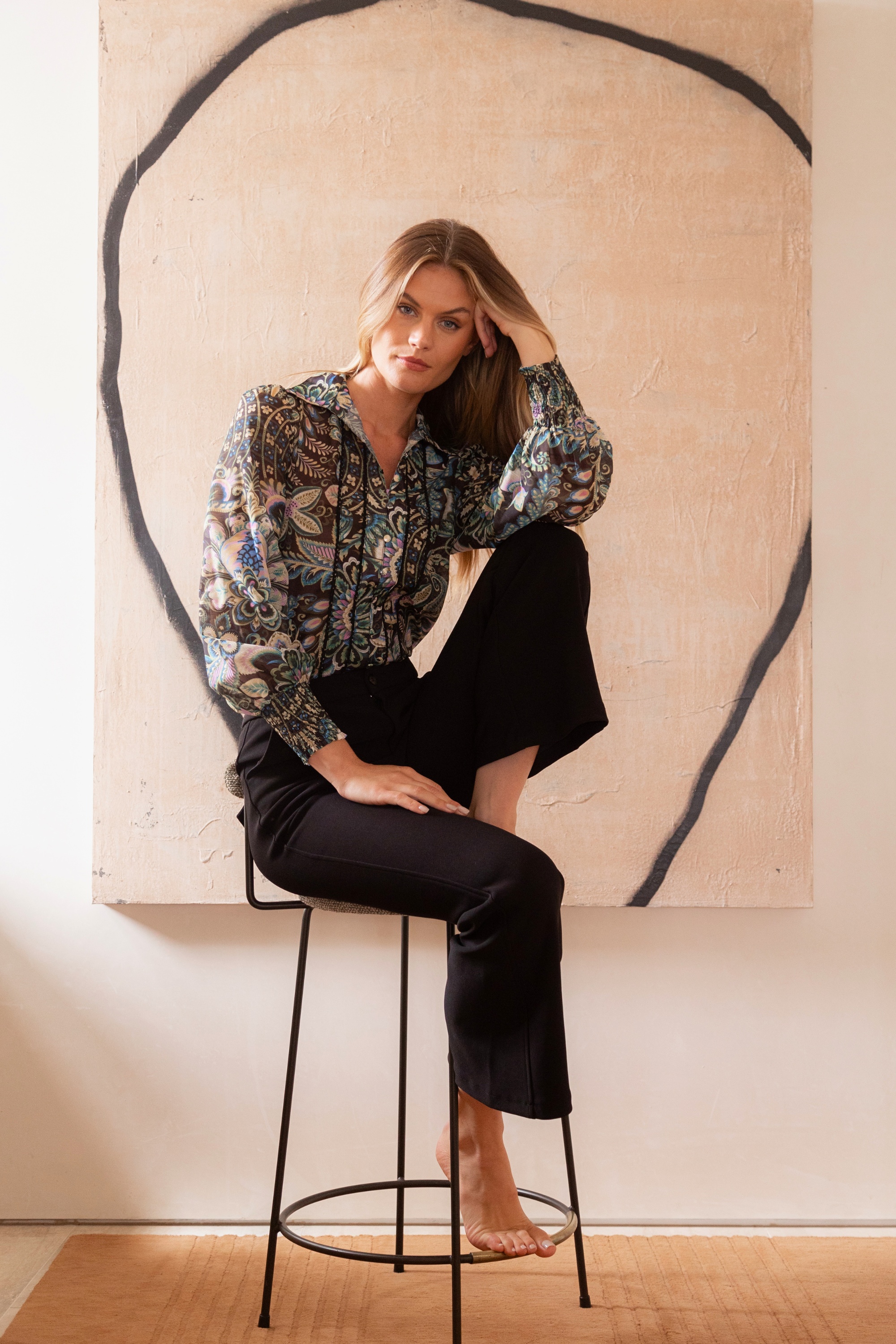 ELKE FLORAL BLOUSE
