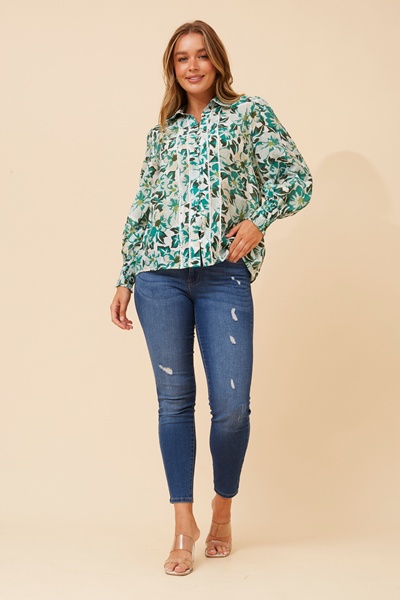 ELKE FLORAL PRINT BLOUSE