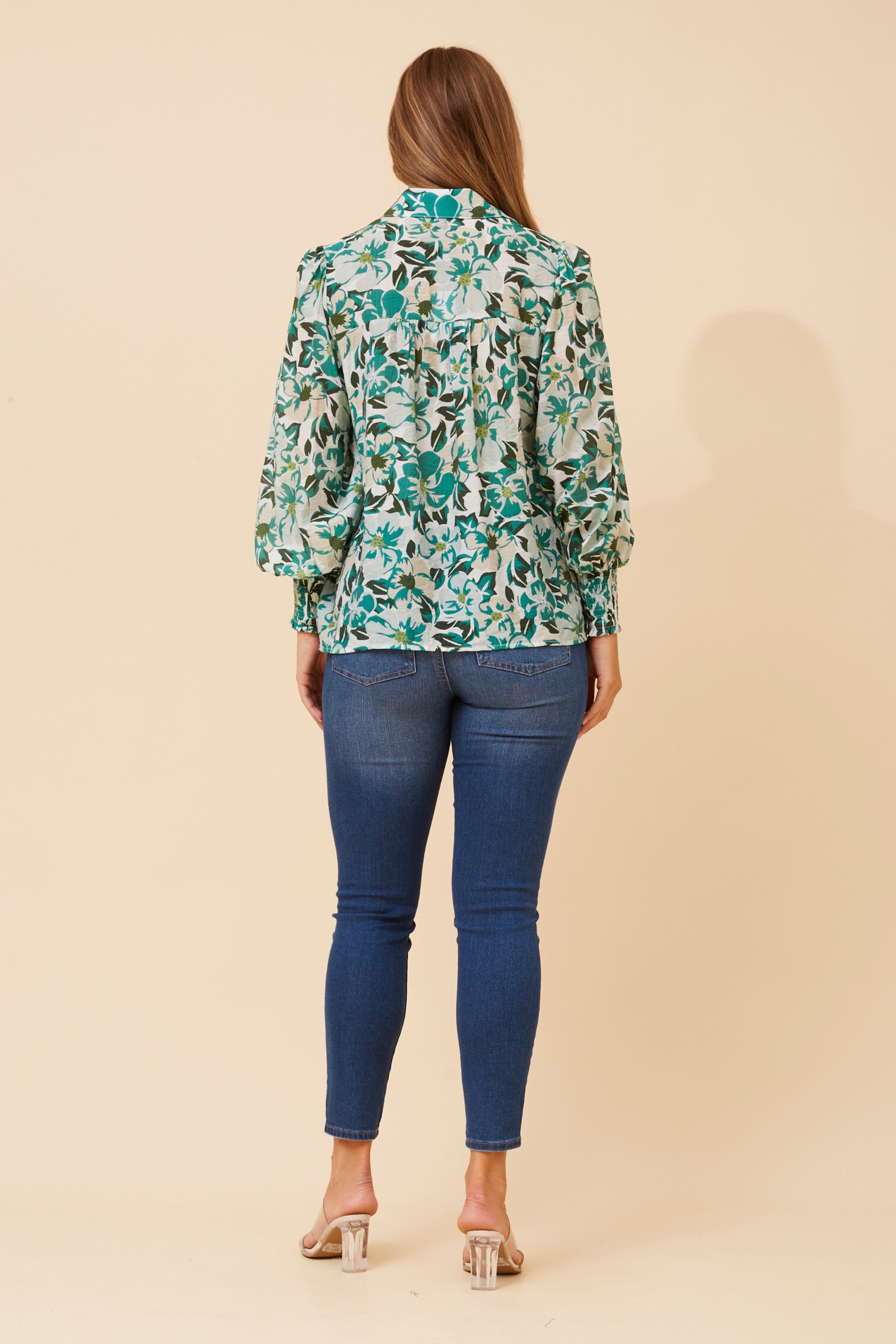 ELKE FLORAL PRINT BLOUSE