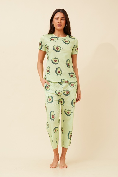 ELLARA AVOCADO PYJAMA SET