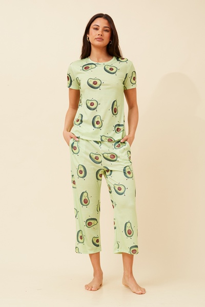 ELLARA AVOCADO PYJAMA SET