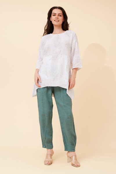 ELOISA ABSTRACT PRINT TOP