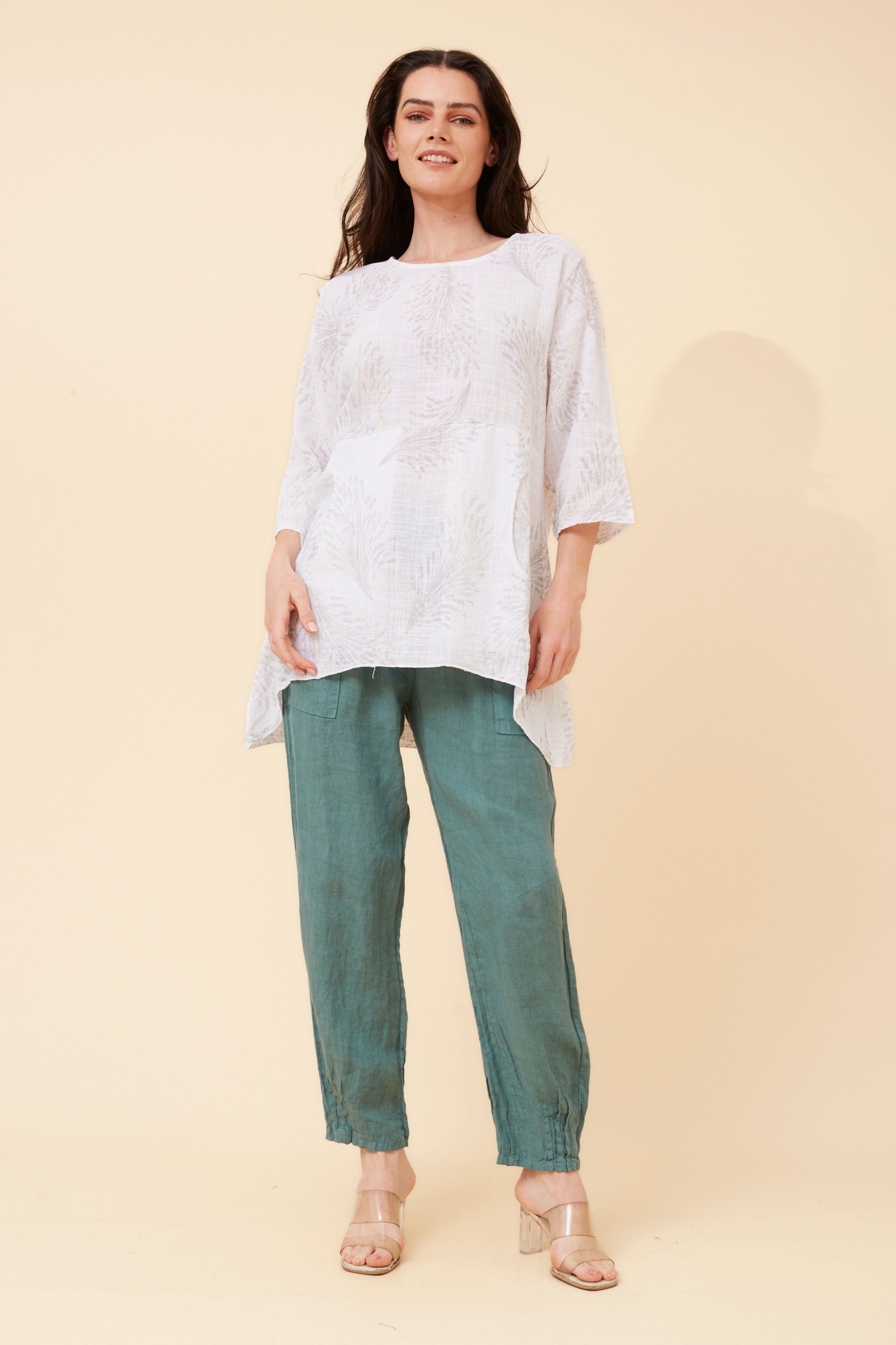 ELOISA ABSTRACT PRINT TOP