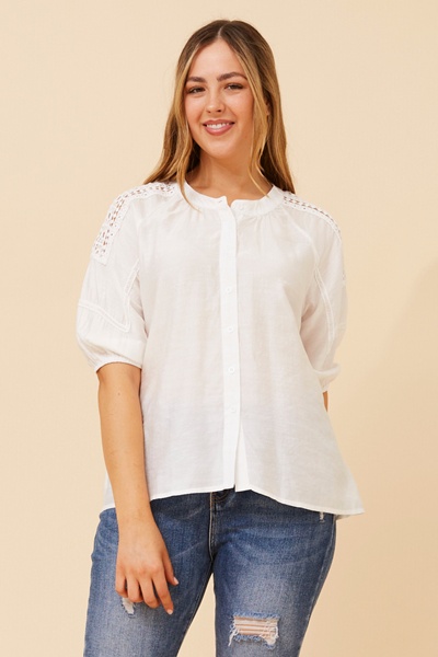 ELSPETH LACE TOP