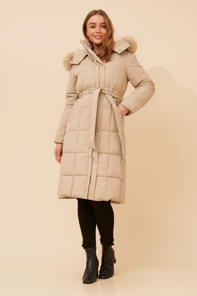 ELVERA SOLID PUFFER COAT