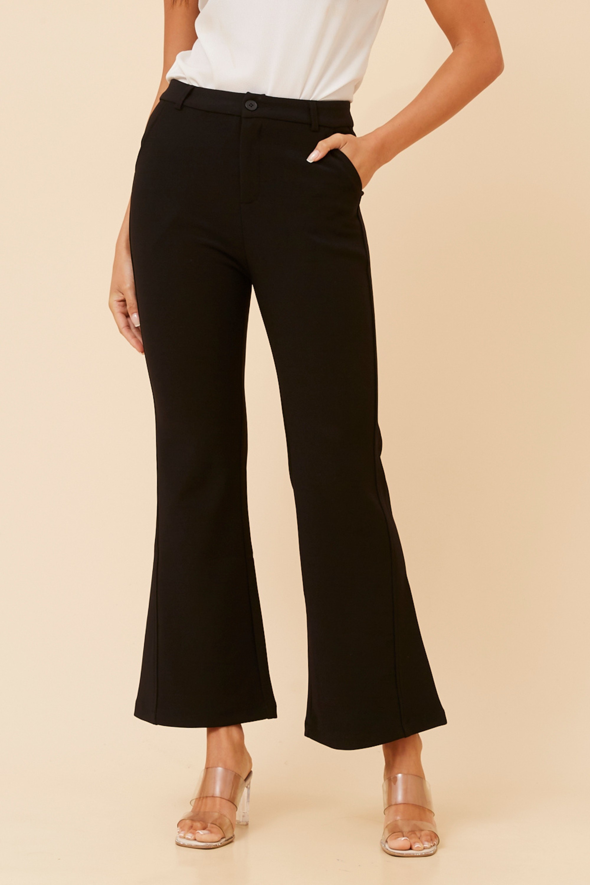 ELVISA FLARED LEG PANTS