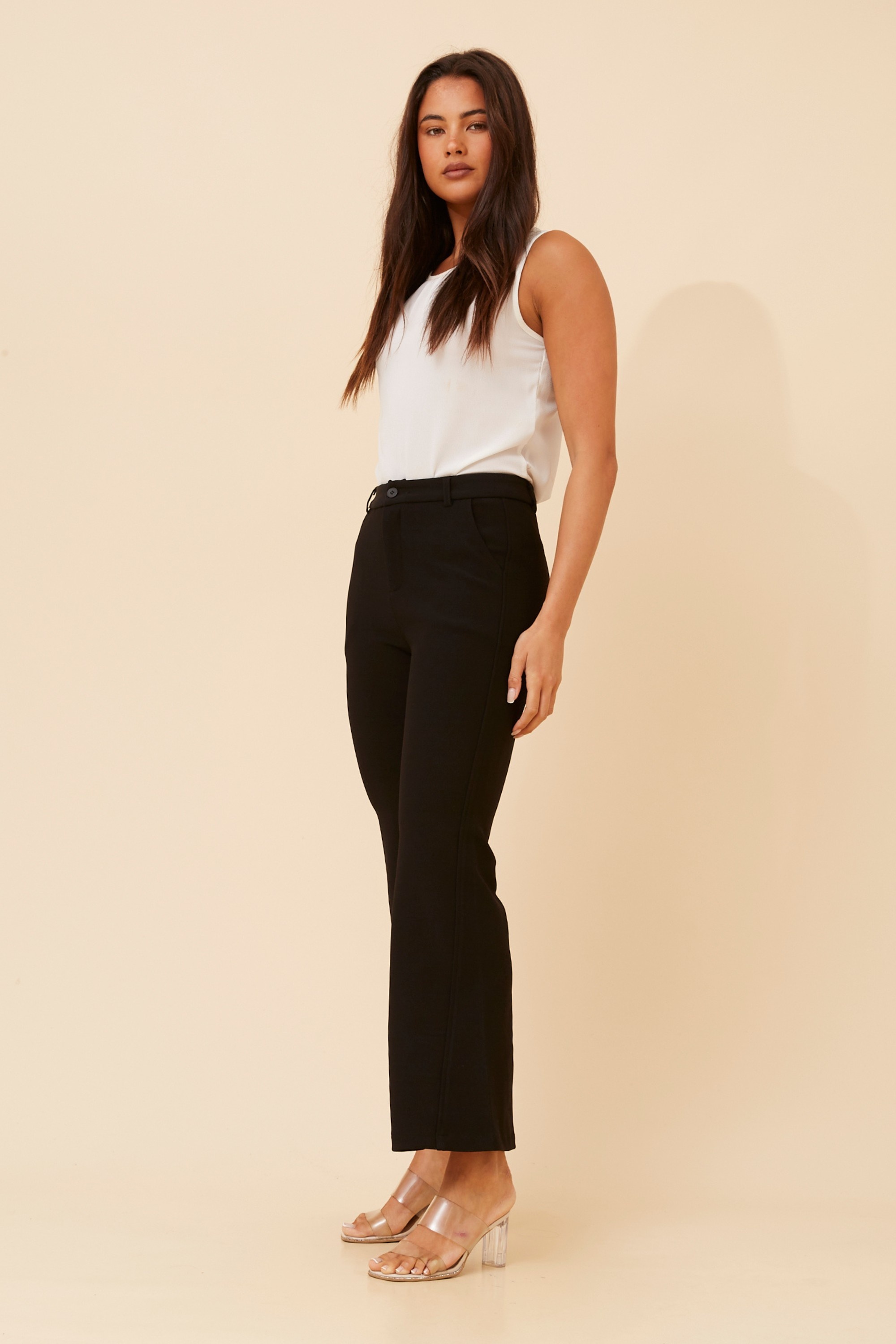 ELVISA FLARED LEG PANTS