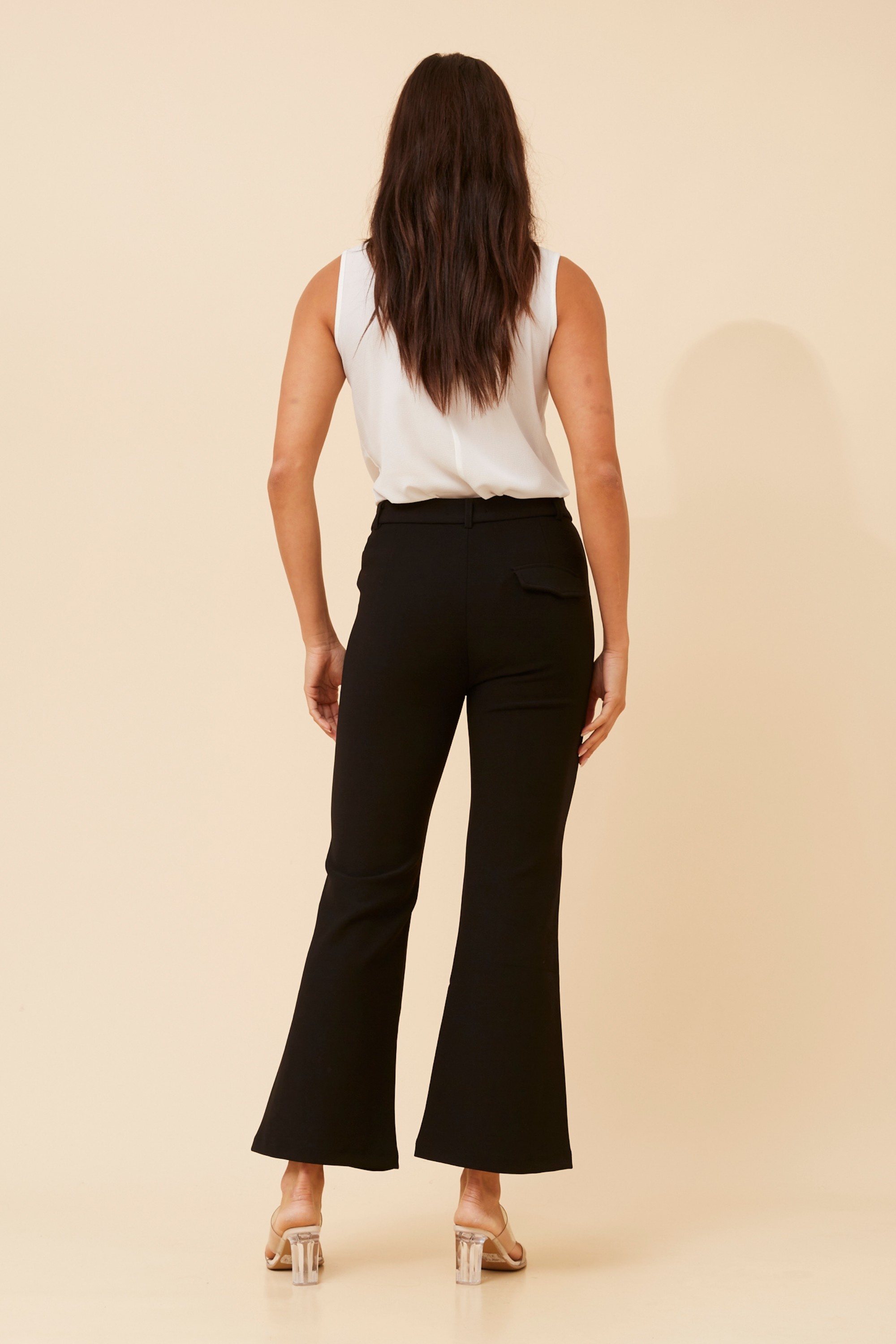 ELVISA FLARED LEG PANTS