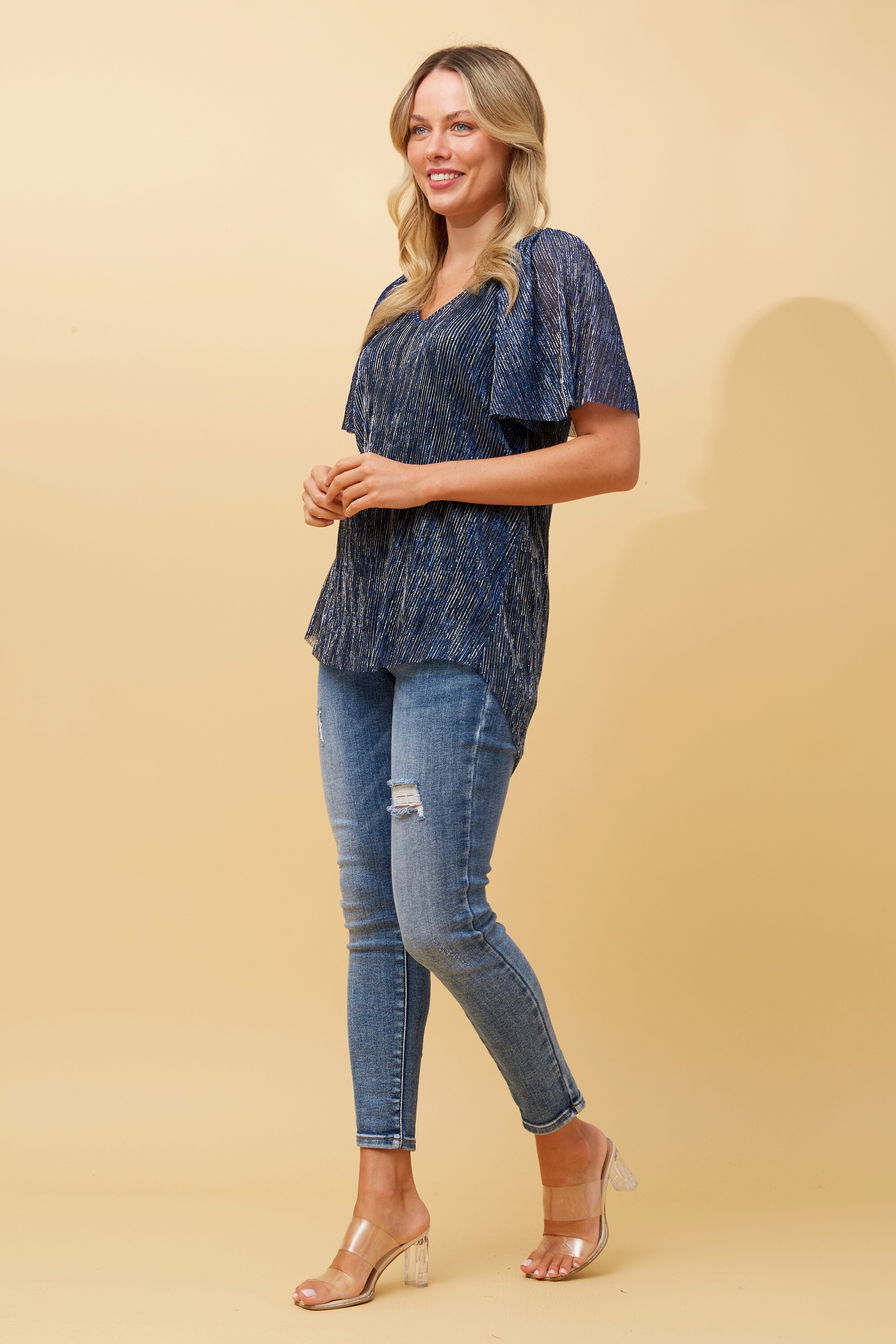 EMBER PLEATED BLOUSE