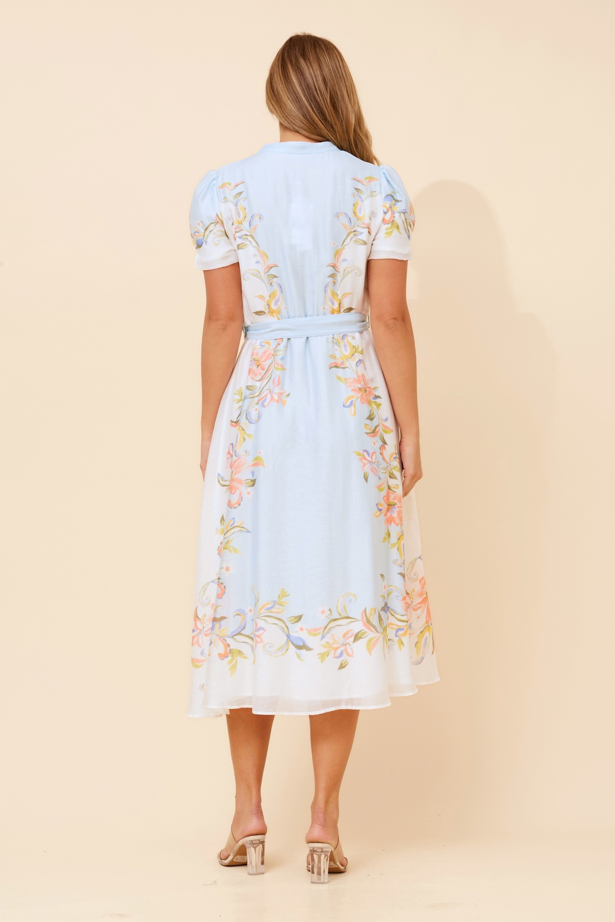 EMBRACE FLORAL MIDI DRESS