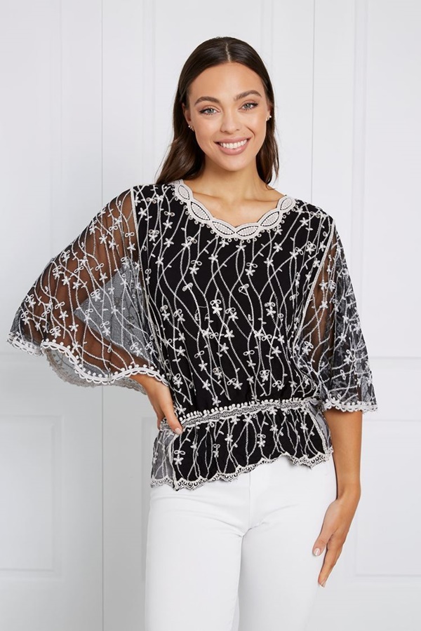 EMBROIDERY TOP EMBROIDERY TOP