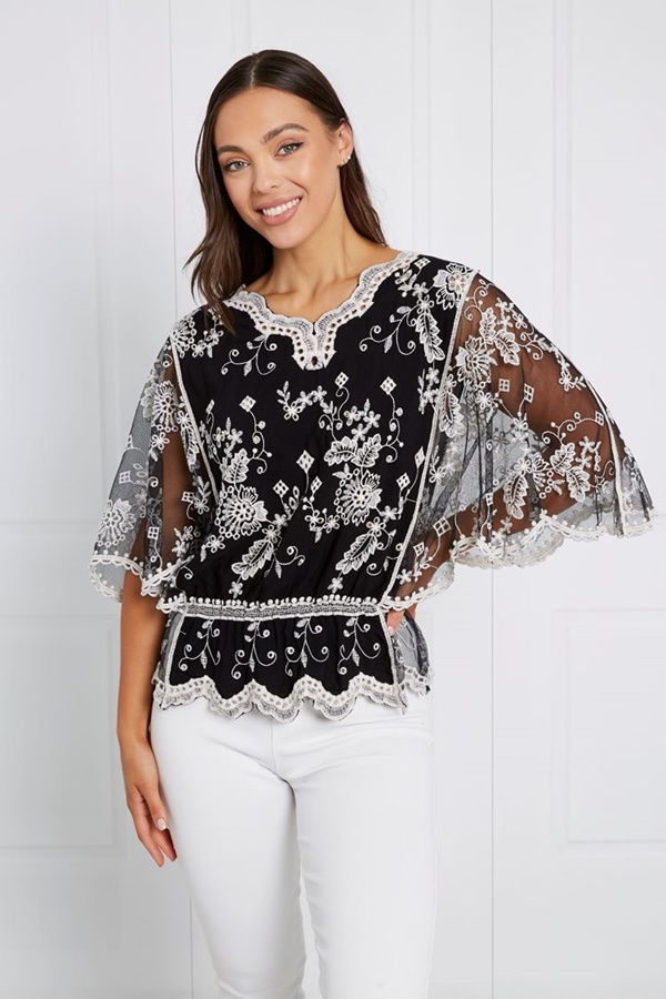 EMBROIDERY TOP EMBROIDERY TOP