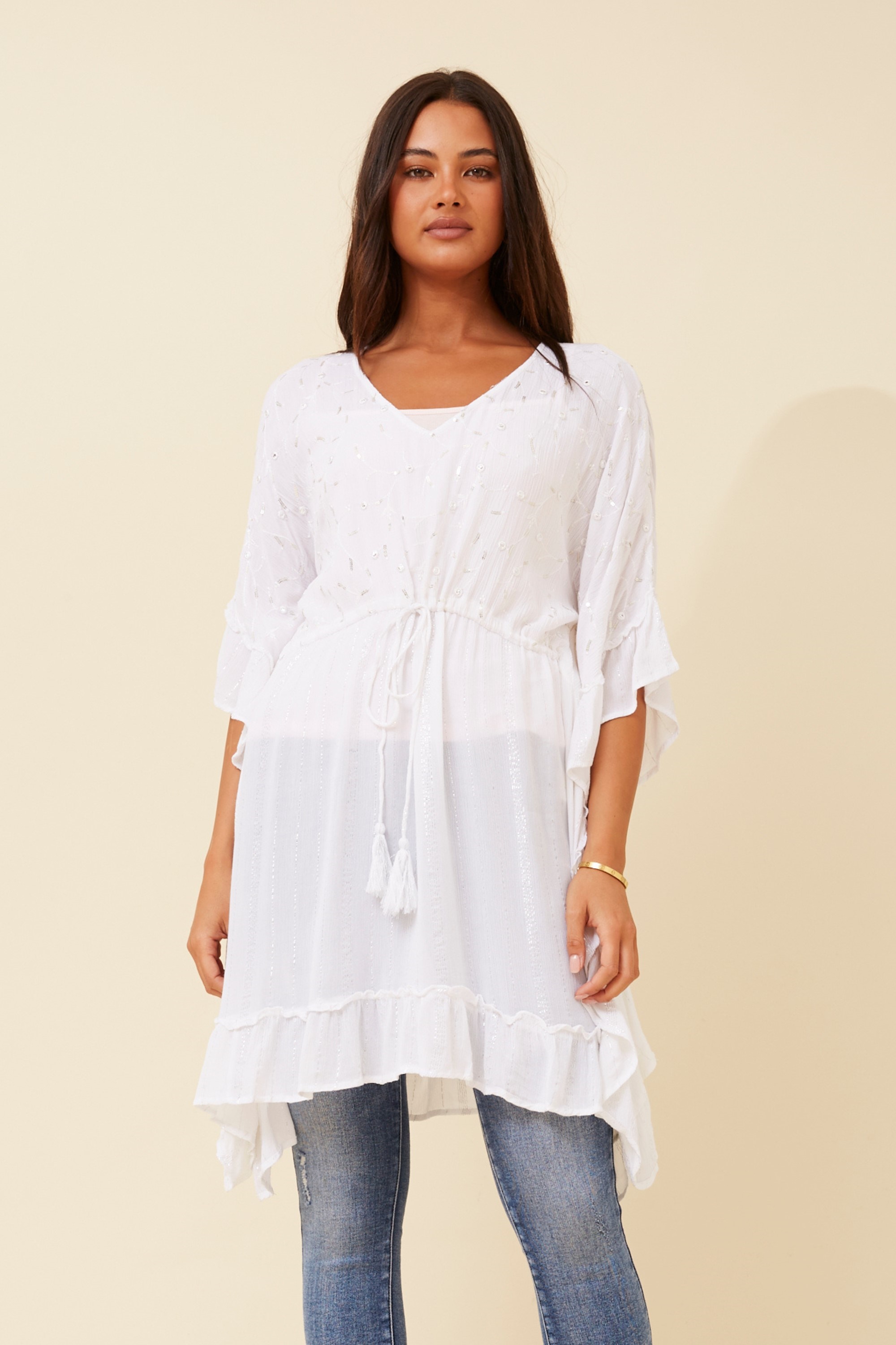 EMORY EMBROIDERED TUNIC