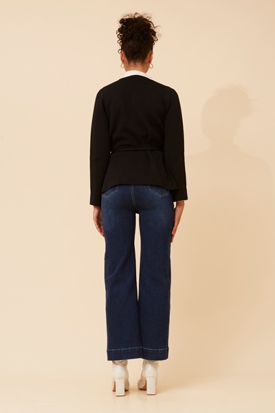 EMRIELLE SOLID KNIT CARDIGAN