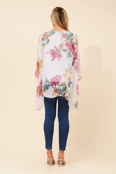 ENNA SILK BLEND DOUBLE LAYERED TOP