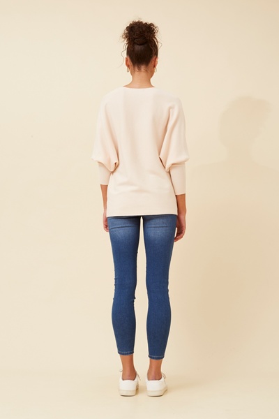 ENOLA DAISY PRINT KNIT PULLOVER