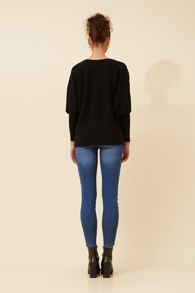 ENOLA DIAMANTE KNIT PULLOVER