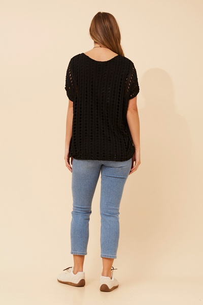 ENRIKA EYELET TOP