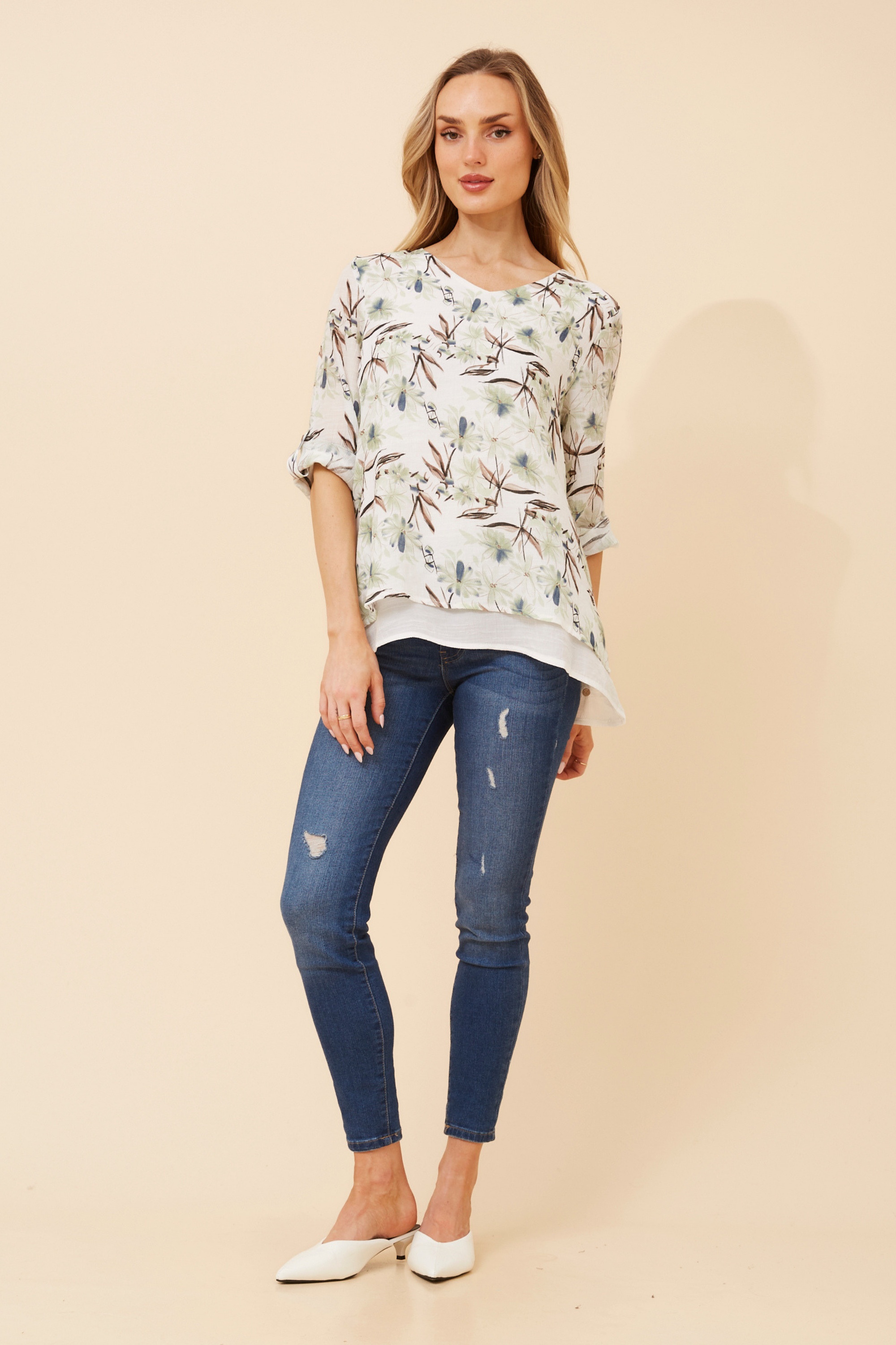 ERIANA FLORAL TOP