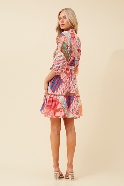 ERIS ABSTRACT PRINT DRESS