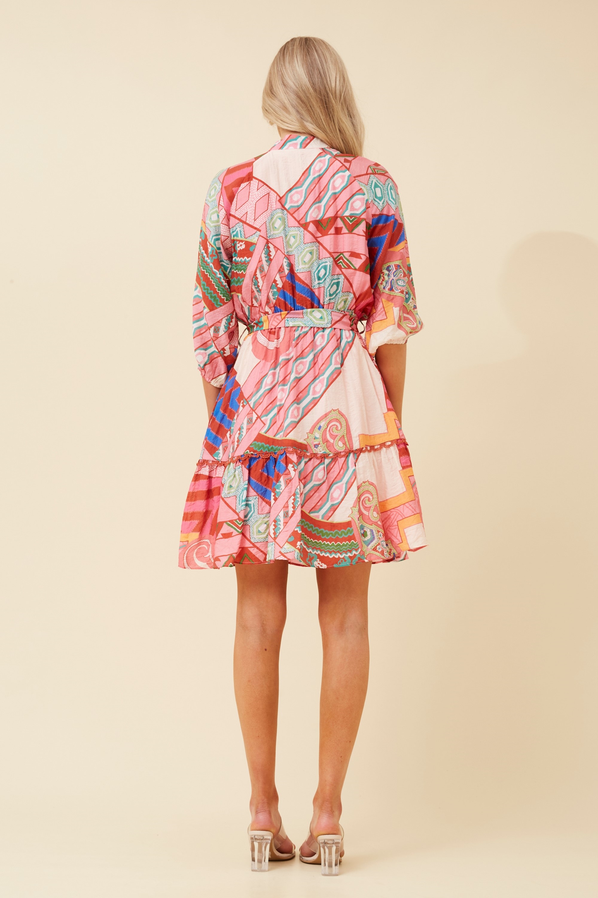 ERIS ABSTRACT PRINT DRESS