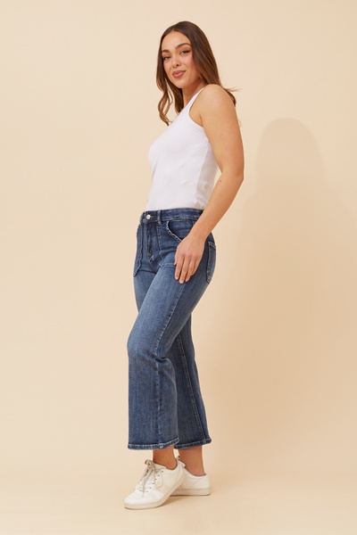 EROICA BOOT CUT DENIM PANTS